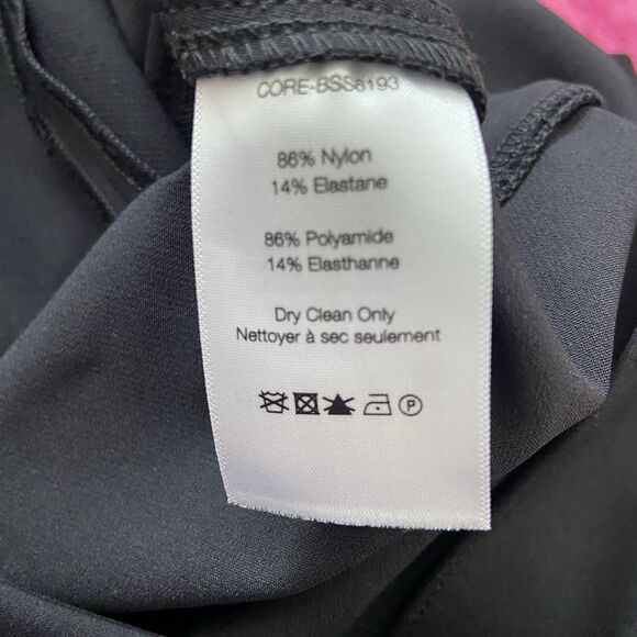 Veronica Beard Back Zip Scuba Pants Ankle Length Black Size 6 - Picture 8 of 13